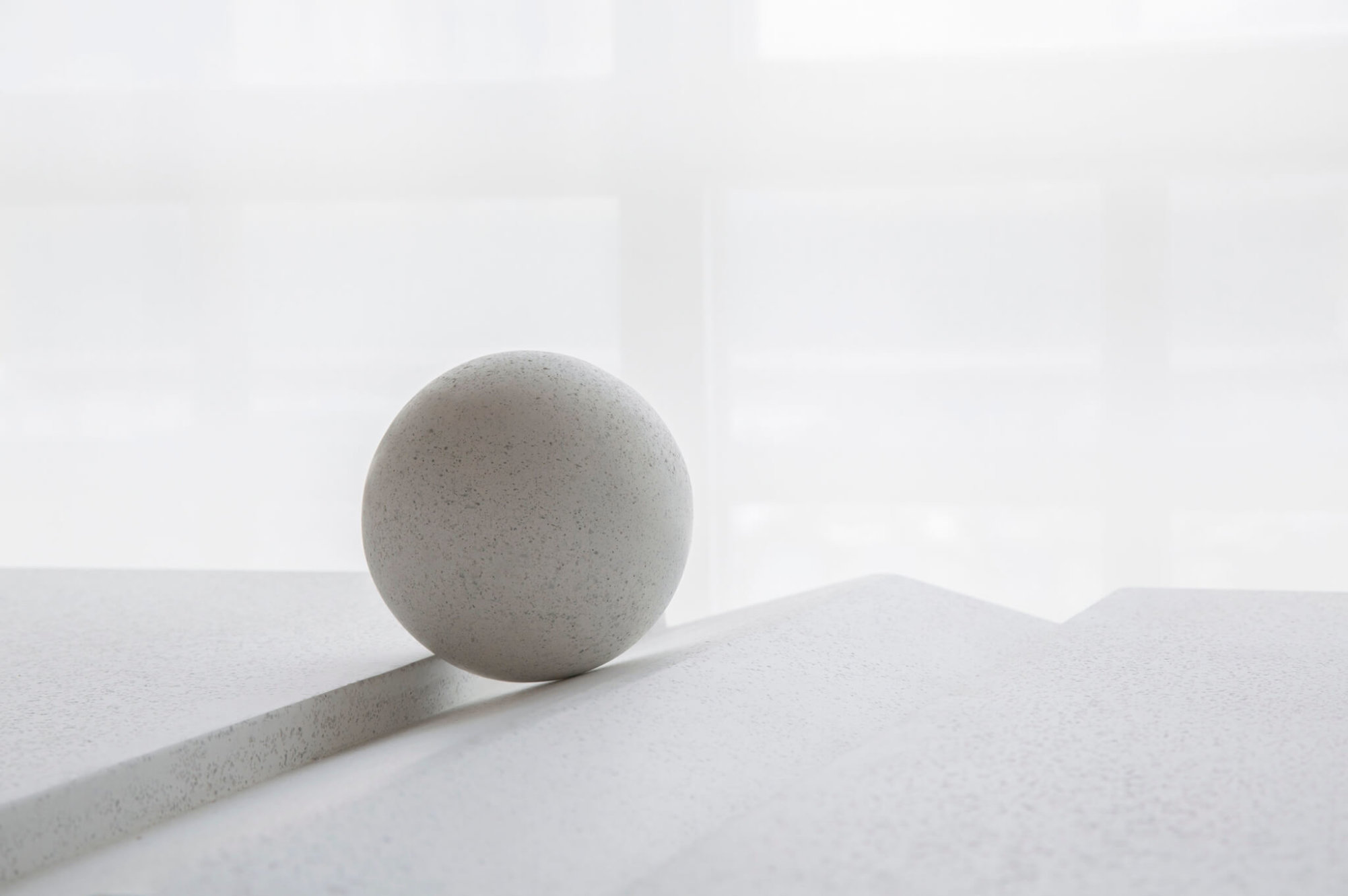 SUNDAY TABLE - INDOOR/OUTDOOR WHITESTONE FIBERGLASS