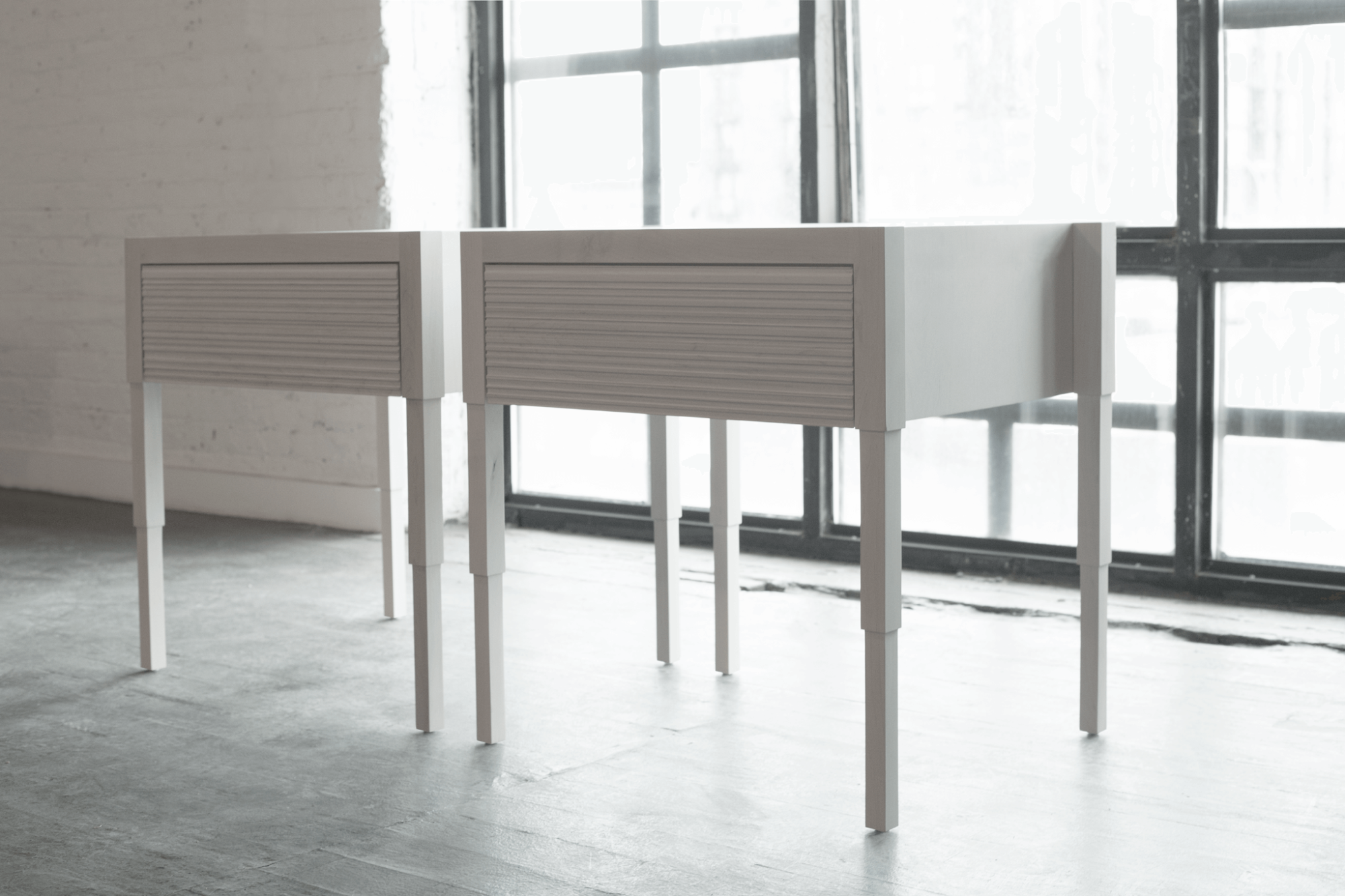 CHICAGO SIDE CASE - WHITEWASH MAPLE CHICAGO SIDE CASE - WHITEWASH MAPLE