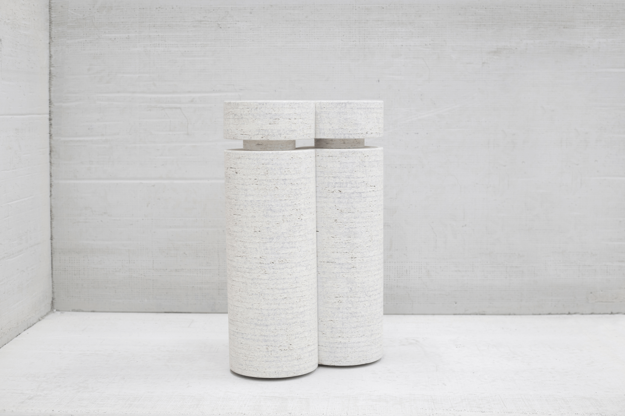 MARINA SIDE TABLE / STOOL - WHITEWASH MAYKUME