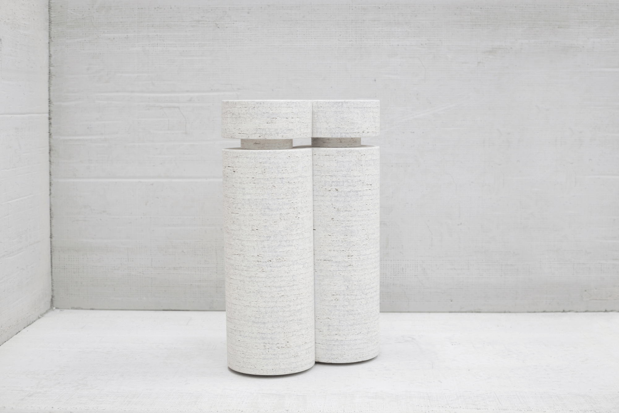 MARINA SIDE TABLE / STOOL - WHITEWASH MAYKUME