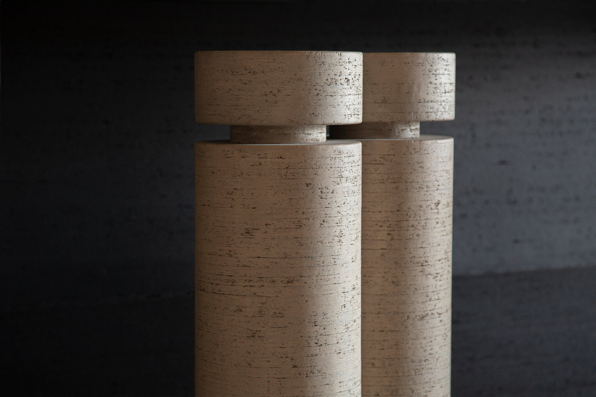 MARINA SIDE TABLE / STOOL - CREAMWASH MAYKUME